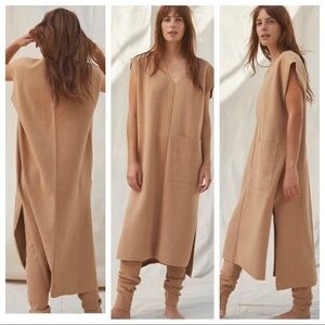 Lunya Tan Knit Oversized Dress